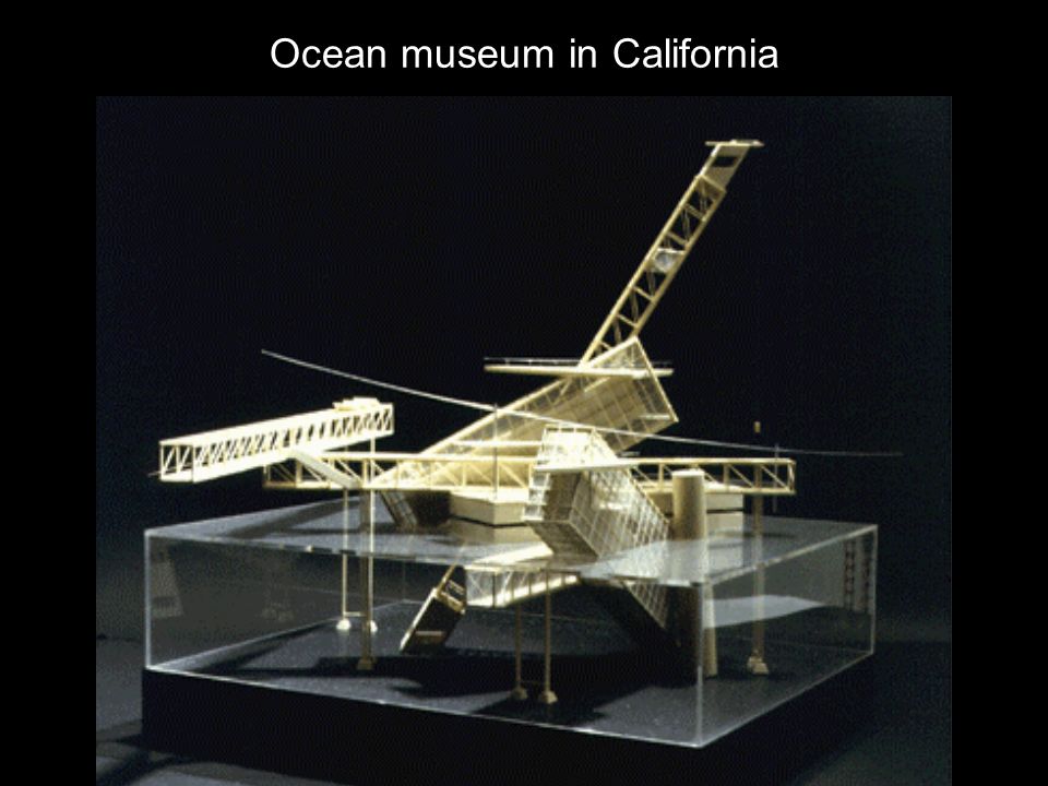 Ocean museum in California