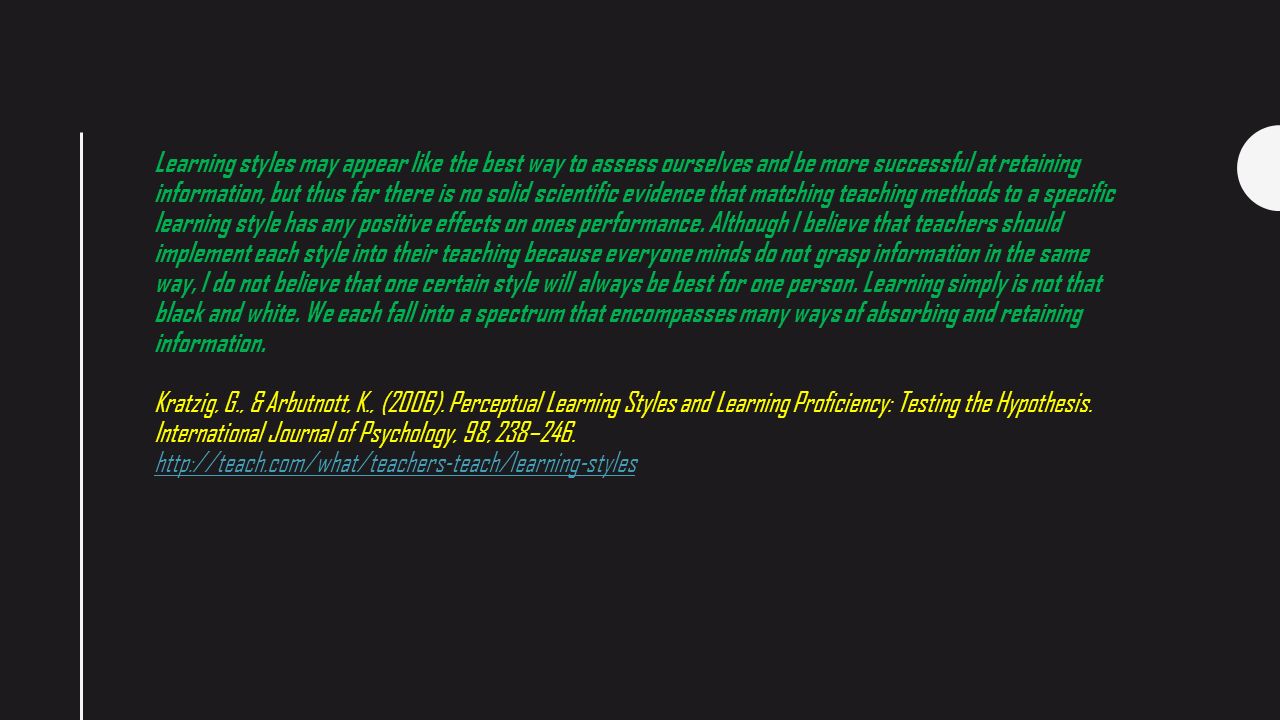 How Many People Believe Learning Styles >> Learning Styles Discussion 3 Heather Ivey Learning Styles Many How Many People Believe Learning Styles >> Learning Styles Discussion 3 Heather Ivey Learning Styles Many