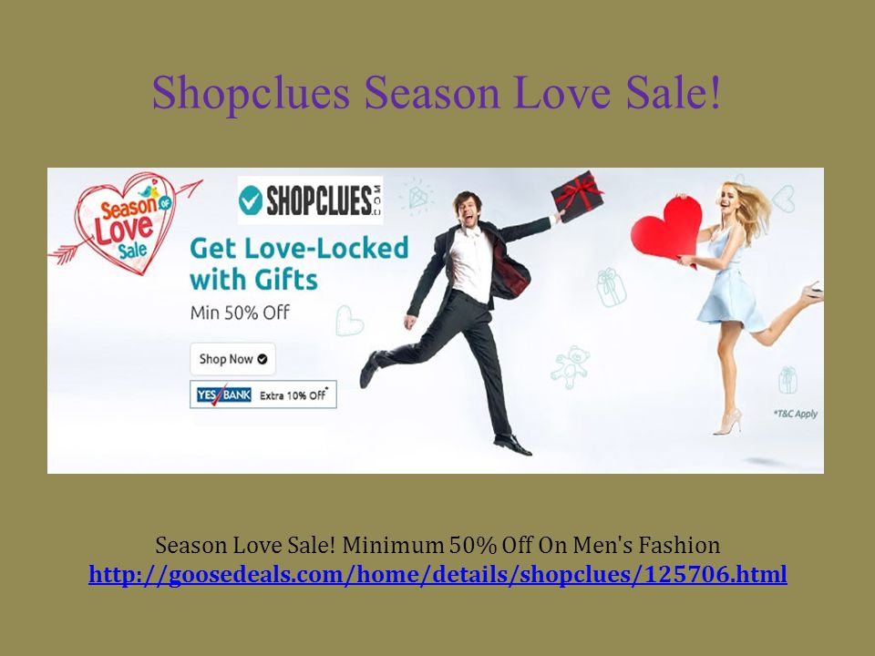 Shopclues Season Love Sale. Season Love Sale.