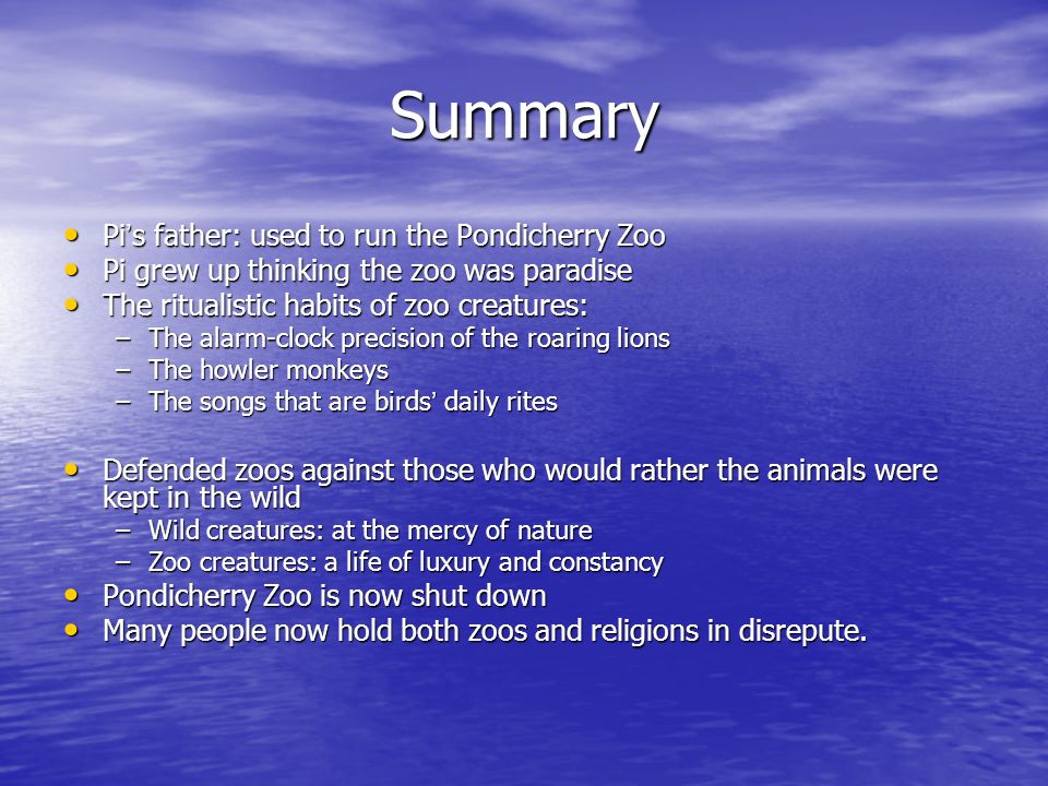 Life of Pi: Author ' s Note HKASL ~ Literature in English. - ppt download