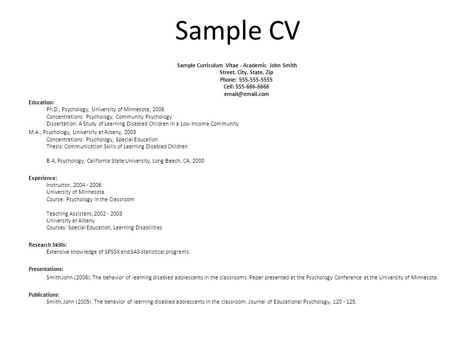 Differences Between Resumes And Cvs Resume Primary Objective Is Employment Skills And Accomplishments From Work Experience Focused On Marketing One S Ability Ppt Download