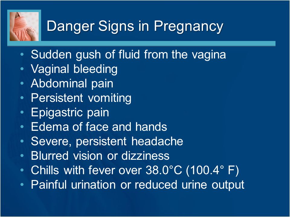 nursing signs of pregnancy