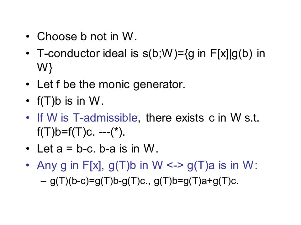 7 2 Cyclic Decomposition And Rational Forms Cyclic Decomposition Generalized Cayley Hamilton Rational Forms Ppt Download