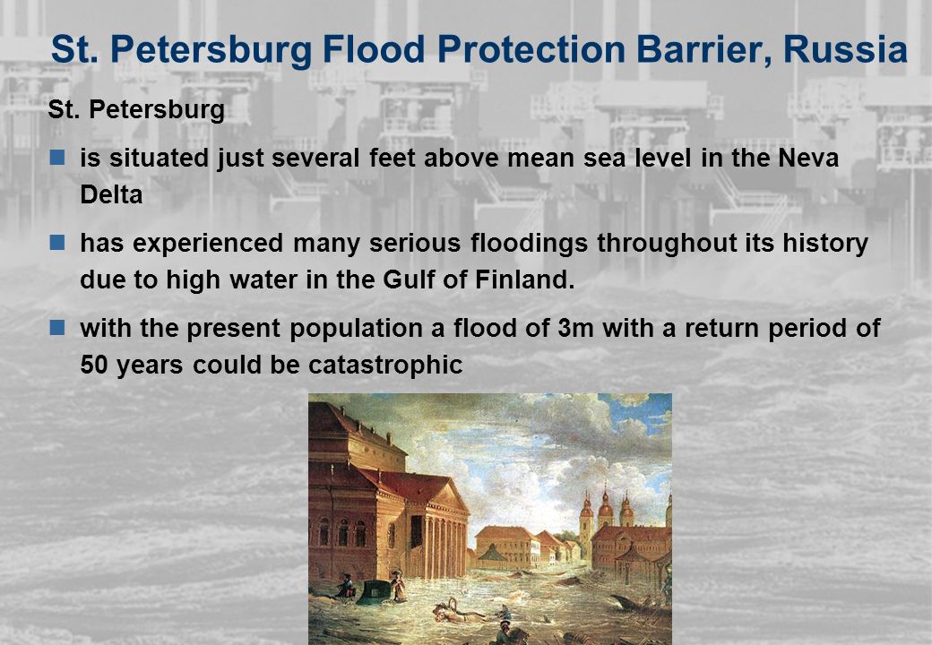 St. Petersburg Flood Protection Barrier, Russia St.