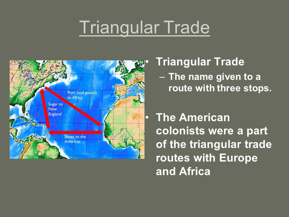 Colonial Trade Routes and Goods