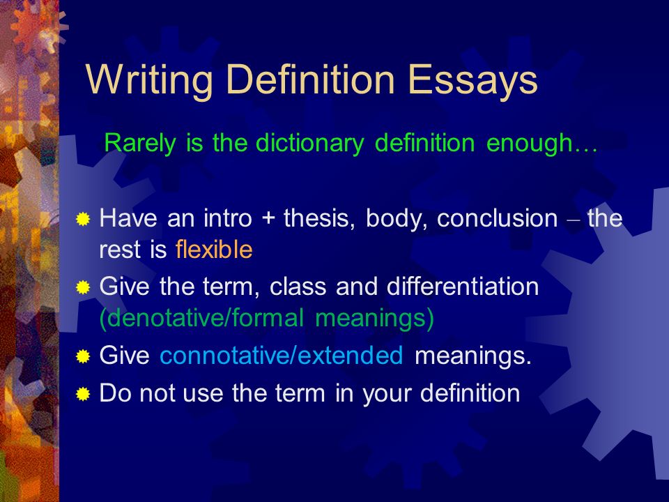 What am I?: A defining presentation on definition Modes of Essay Ms ...