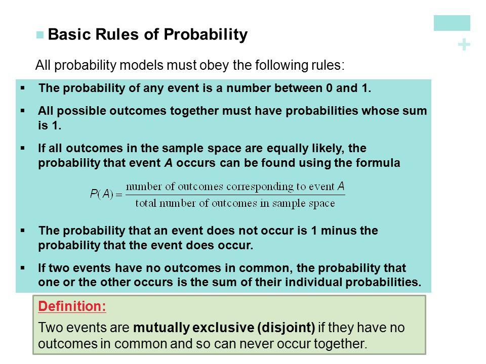 Unit 5 Probability What Are The Chances Lesson 2 Probability Rules Ppt Download