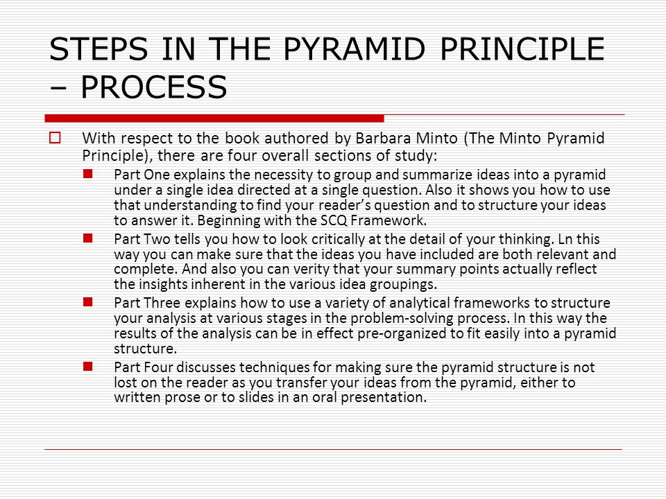 the pyramid principle download