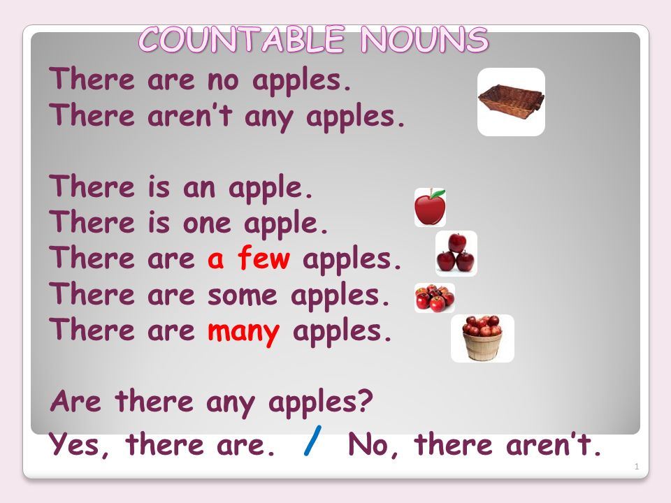 Yes there are no there aren t. Some Apples или any Apples. A few Apples или few Apples. There are some Apples. Apples is или are.