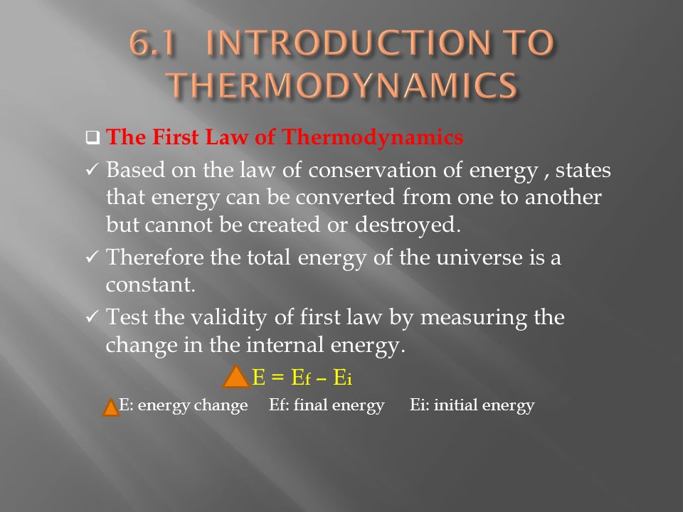 18.1 INTRODUCTION TO THERMODYNAMICS 18.2 SPONTANEOUS PROCESSES 18.3 ENTROPY (S) 18.4 THE SECOND LAW OF THERMODYNAMICS 18.4 THE THIRD LAW OF THERMODYNAMICS FURTHER INFORMATION