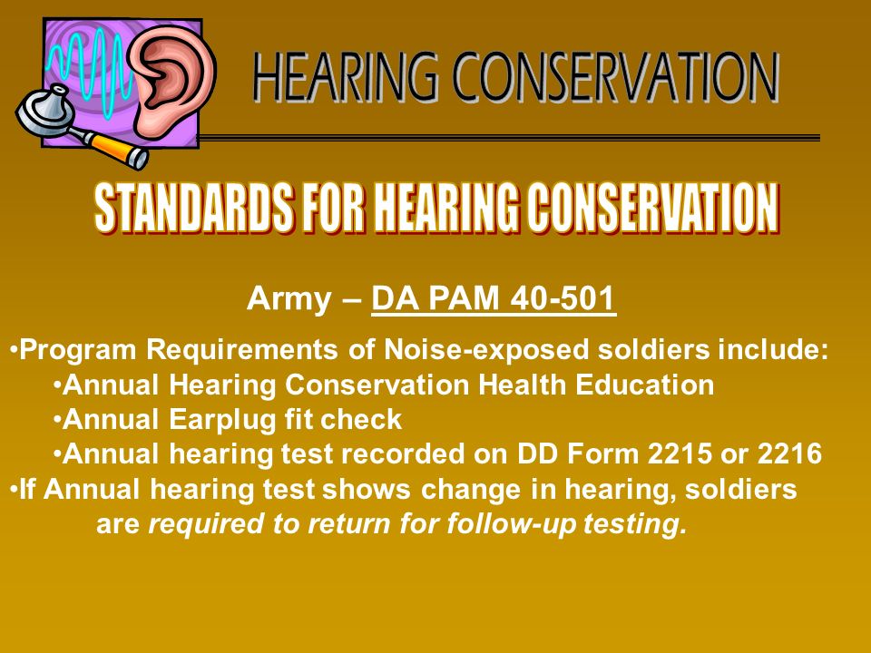 hearing test army