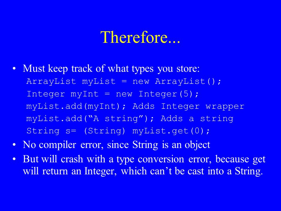 Typecasting References Computer Science 3 Gerb Reference: Objective ...