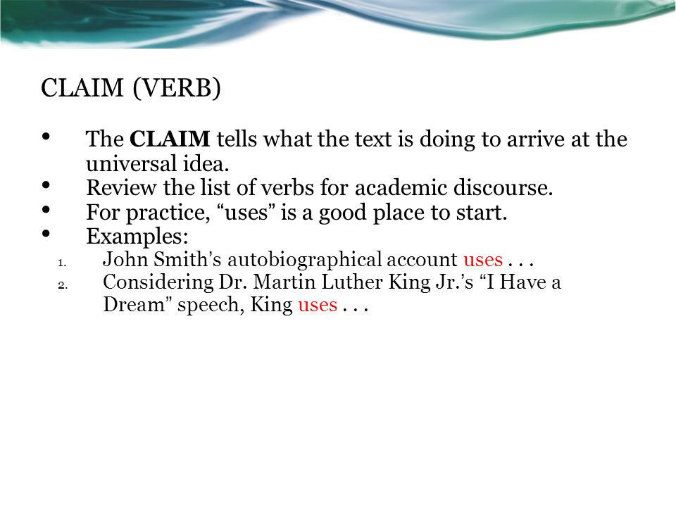 martin luther king i have a dream thesis statement