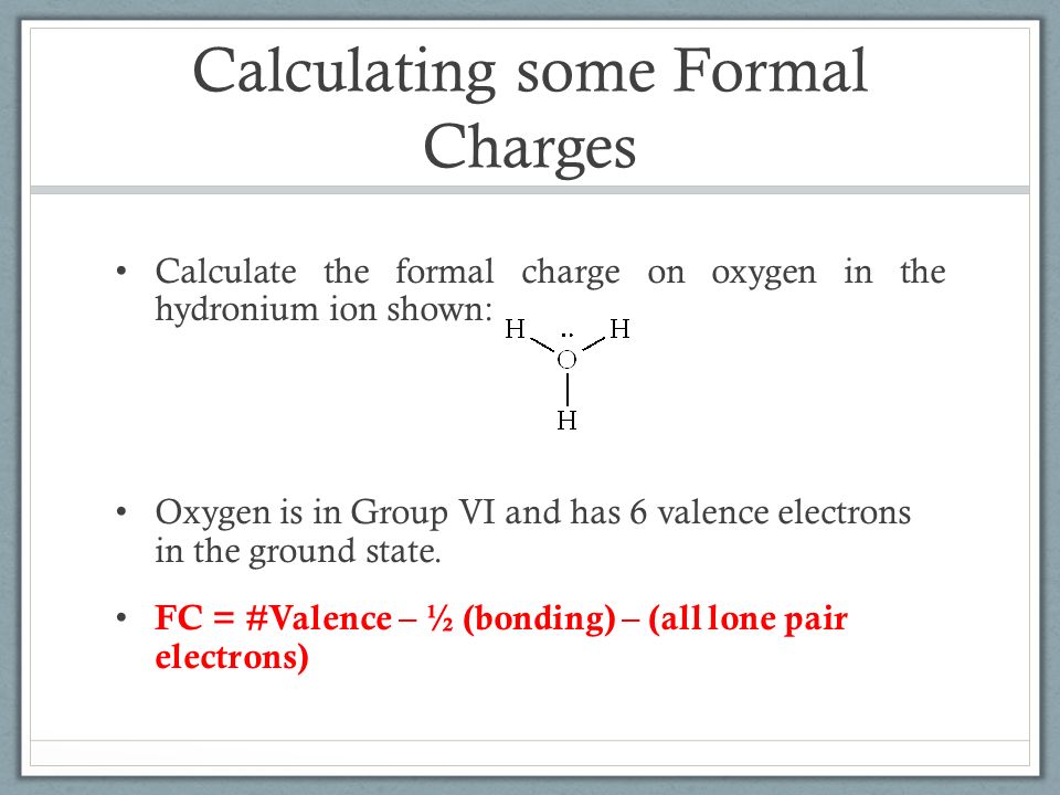 Calculating Formal Charges Simple but significant. - ppt download