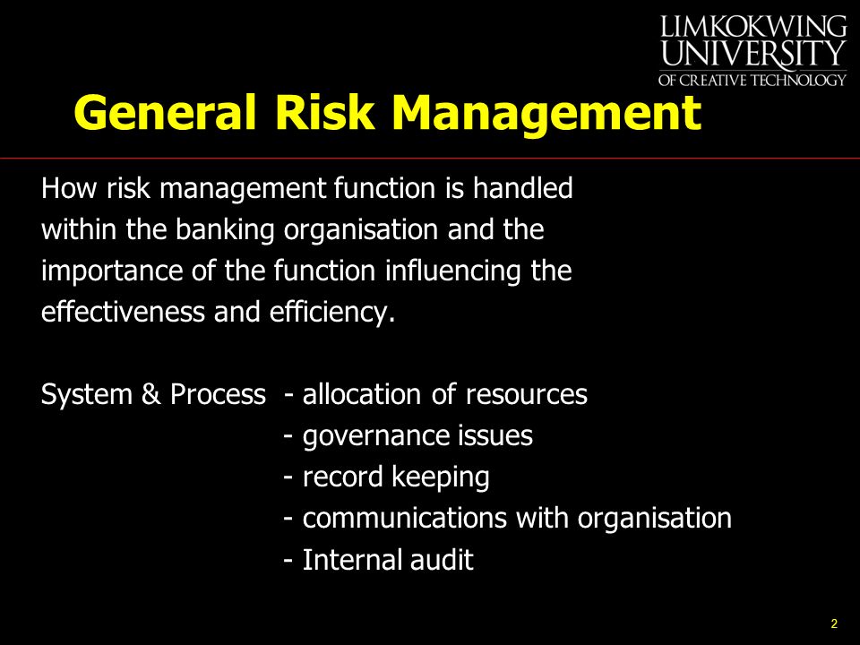1 Banking Risks Management Chapter 8 Issues in Bank Management. - ppt  download