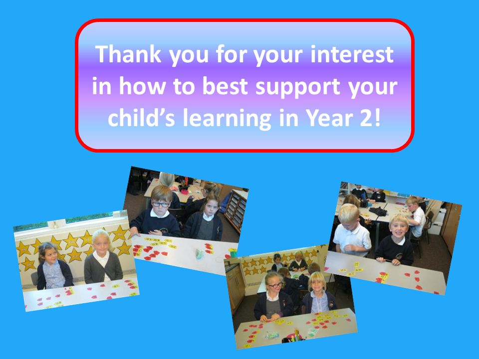 Thank you for your interest in how to best support your child’s learning in Year 2!