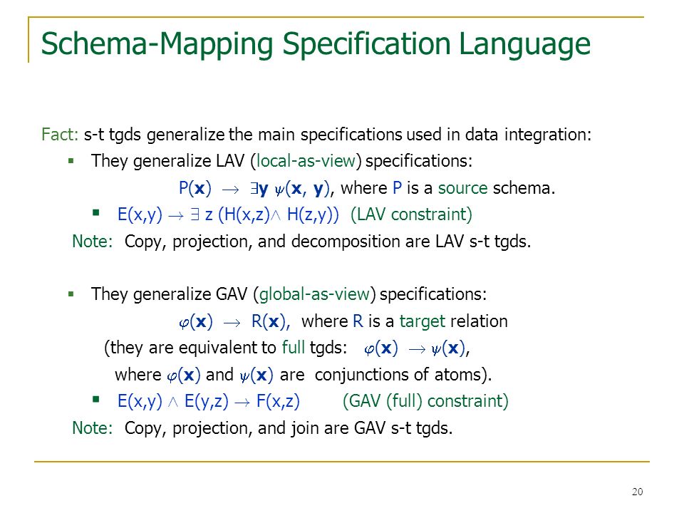 Foundations And Applications Of Schema Mappings Phokion G Kolaitis University Of California Santa Cruz Ibm Almaden Research Center Ppt Download