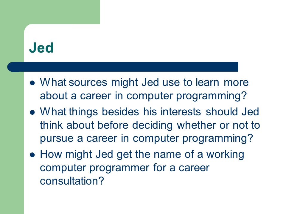researching careers career preparation mr kretschmer ppt download computer programming careers