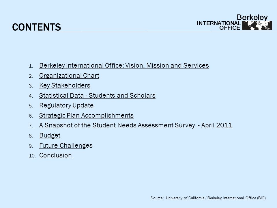 Three Year Review Berkeley INTERNATIONAL OFFICE The University of California  - ppt download