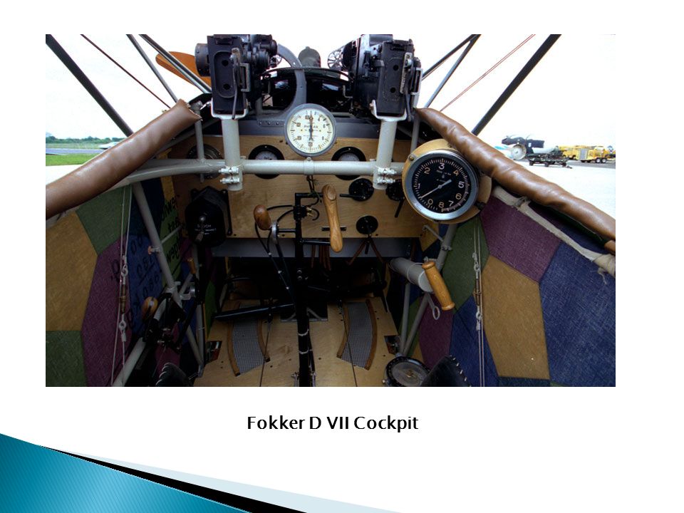 Fokker D VII Cockpit