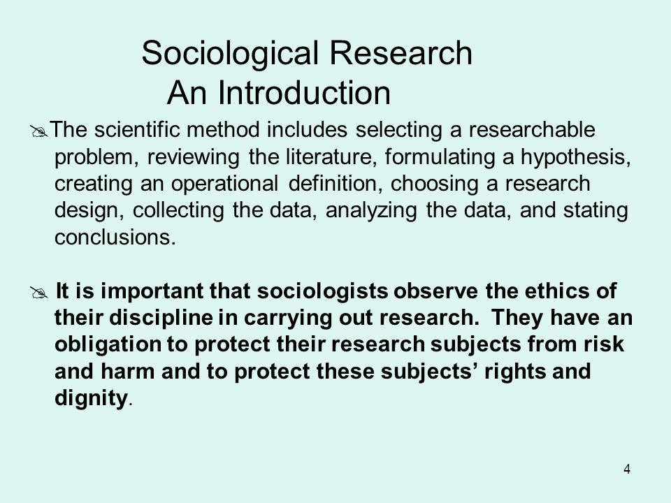 sociological investigation topics