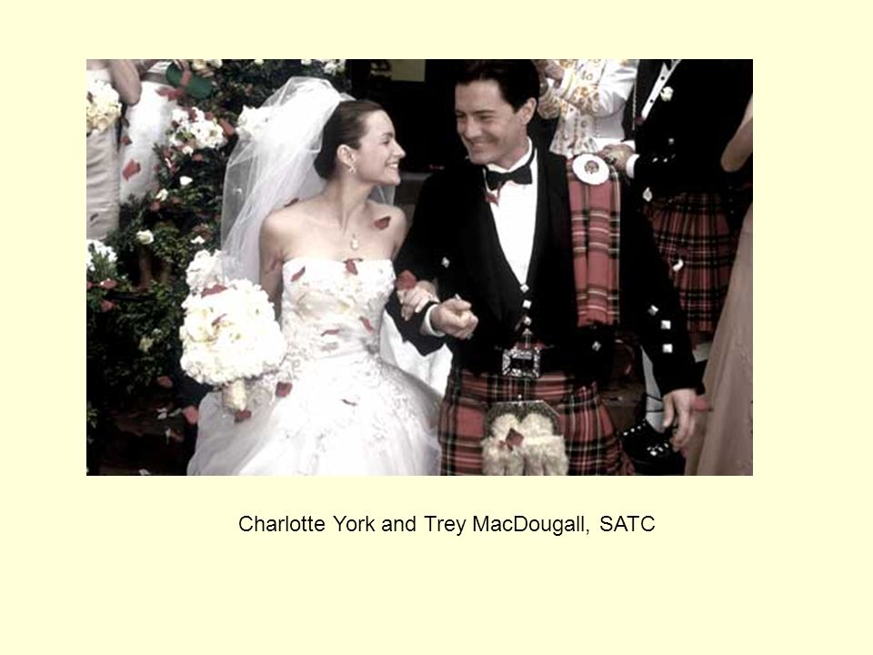 Charlotte York and Trey MacDougall, SATC
