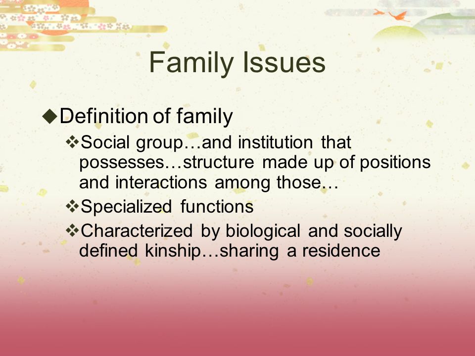 Legal Aspects of Special Education and Social Foundations Family Issues ...