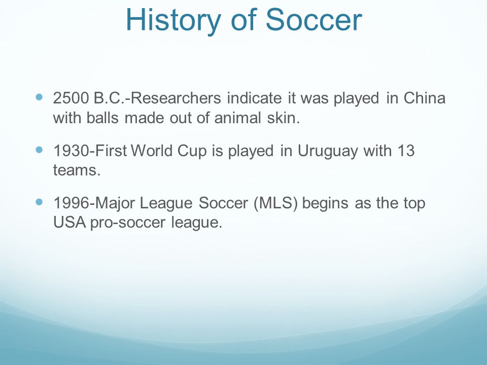 World Soccer 101