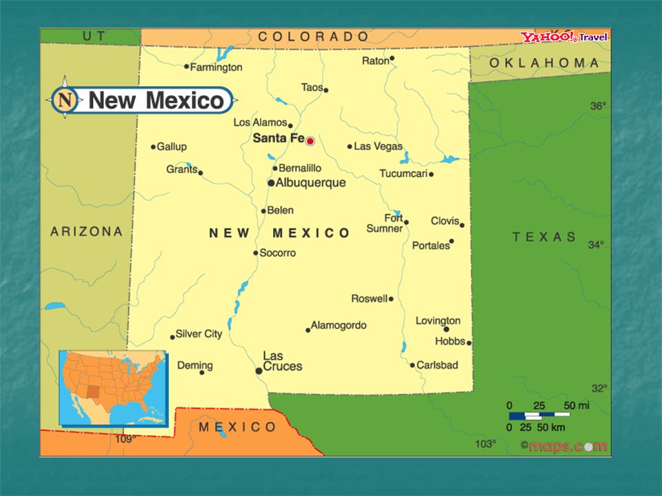 New mexico карта