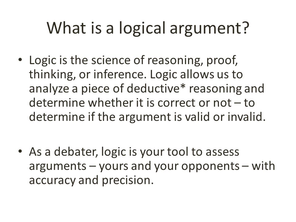 What is logic deals