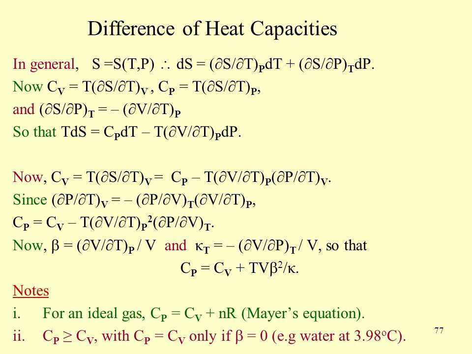 1 Classical Thermodynamics A Portion Of A Lecture Borrowed From Professor Roy Rubins University Of Texas Arlington Ppt Download