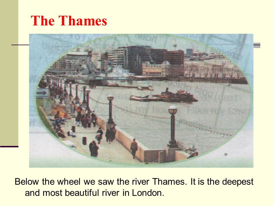 The thames презентация 8 класс