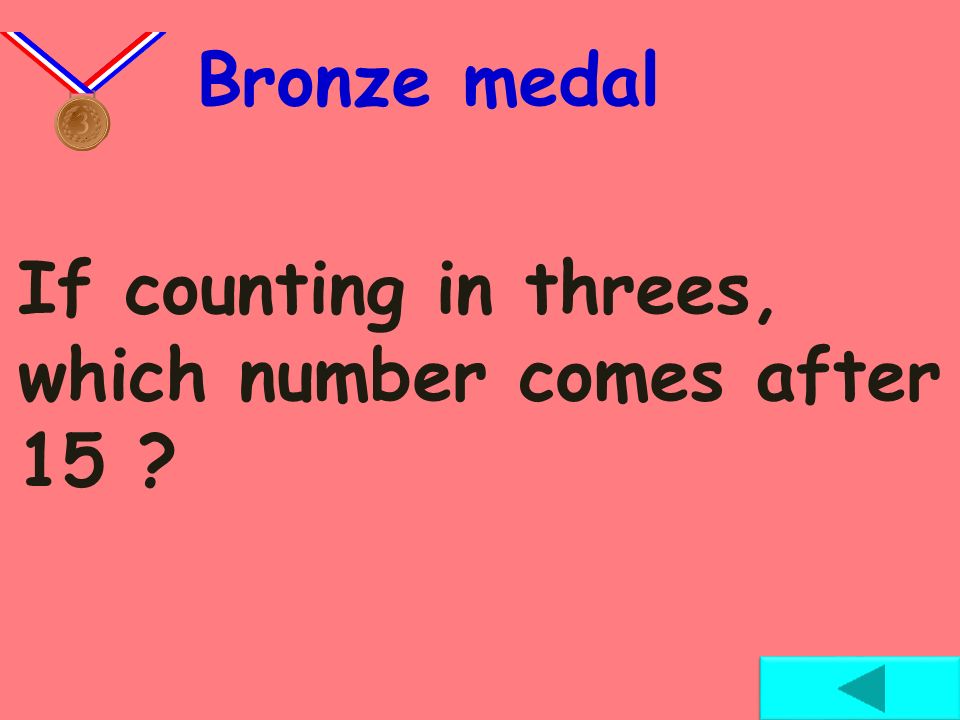 Rose If counting in twos, which number comes after 22