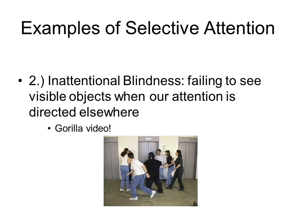 inattentional blindness example