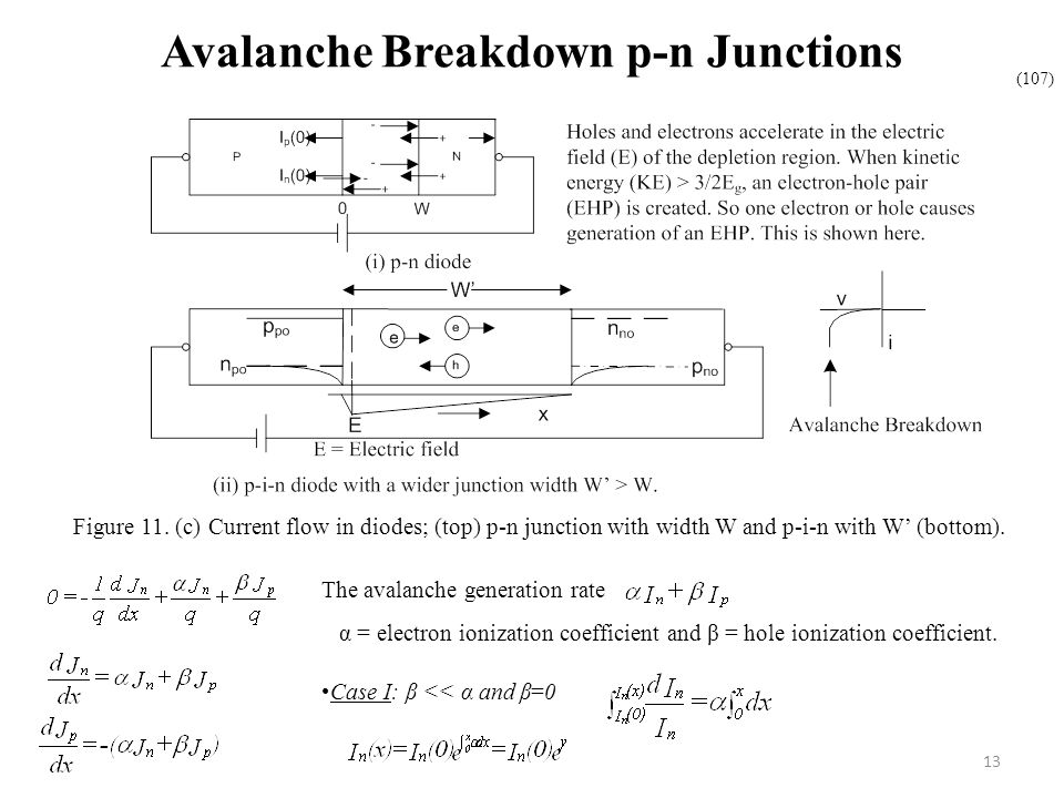 ECE 4211 UCONN-ECE LW3 Lecture Week 3-2 ( ) Chapter 2 Notes P-n and n-p  junction Review: Forward and Reverse biasing Energy Band Diagrams  Avalanche. - ppt download