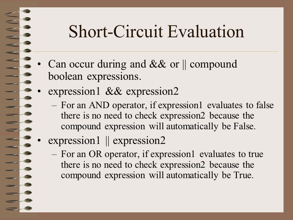 Decision Statements, Short- Circuit Evaluation, Errors. - ppt download