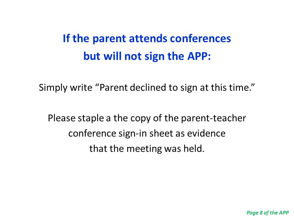 completing the oklahoma city public schools academic progress plan parent teacher conference sign in sheet