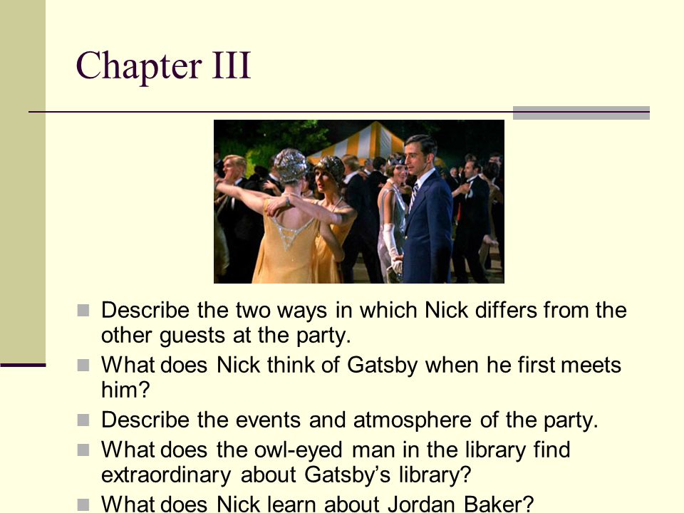 Реферат: The Great Gatsby The Question Of Nick
