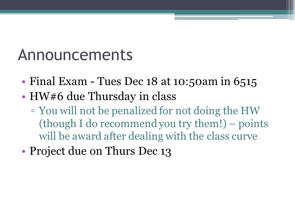 Astronomy 340 Fall December 2007 Class # ppt download