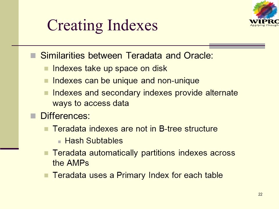1 Comparison Between Oracle And Teradata Center Of