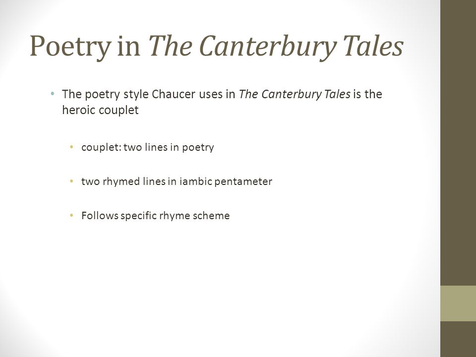 Genre Study The Canterbury Tales Geoffrey Chaucer. - ppt download