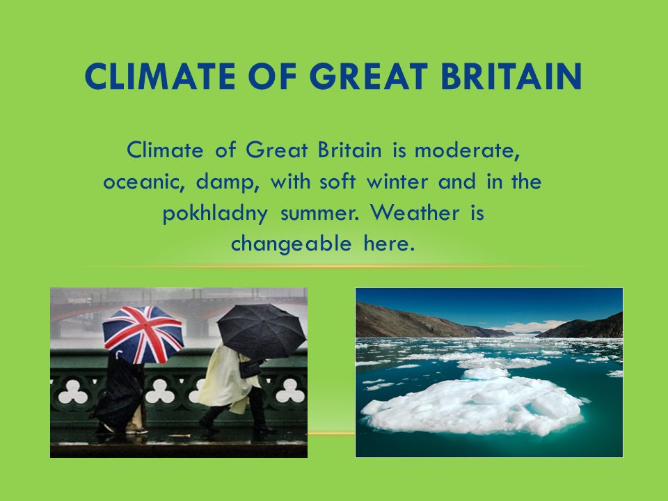 The british climate