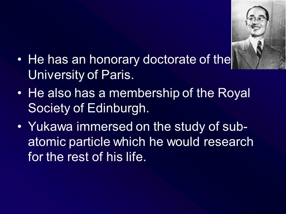 Hideki Yukawa By Austin Irvine Birth Of Yukawa Yukawa Was Born In Tokyo Japan In Yukawa Grew Up In An Academically Household Which Made Him Interested Ppt Download
