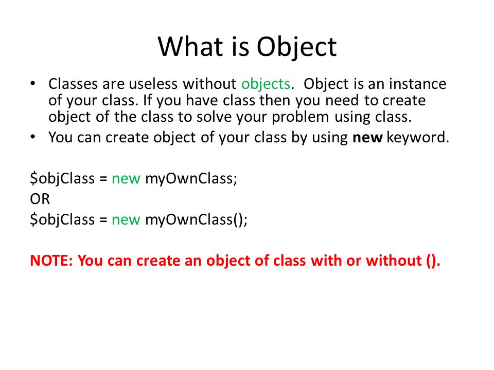 Classes in PHP Web Engineering. What is Class? A class is a collection of  variables and functions working with these variables. Variables are  defined. - ppt download