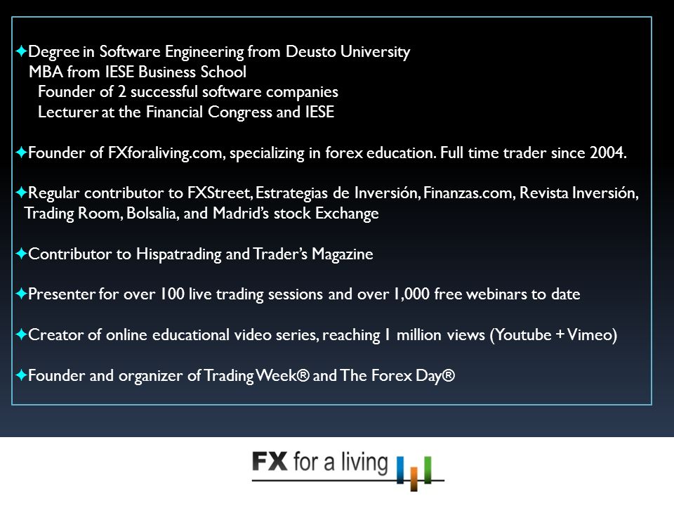 Special Trading Ideas David Aranzabal Degree In Software - 