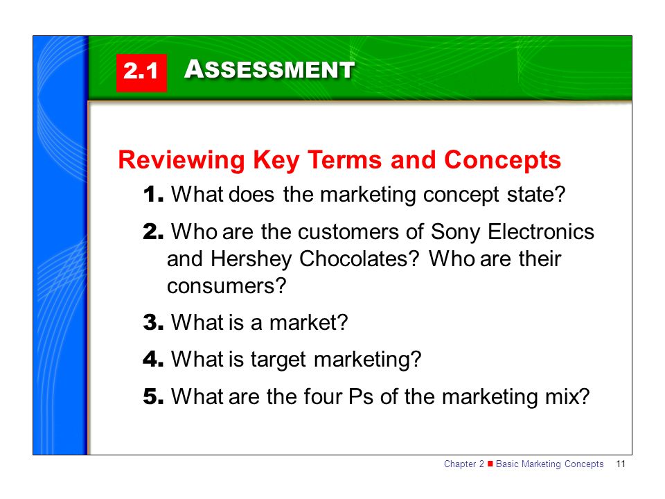 chapter 2 basic marketing concepts1 marketing essentials chaper 2 basic marketing concepts
