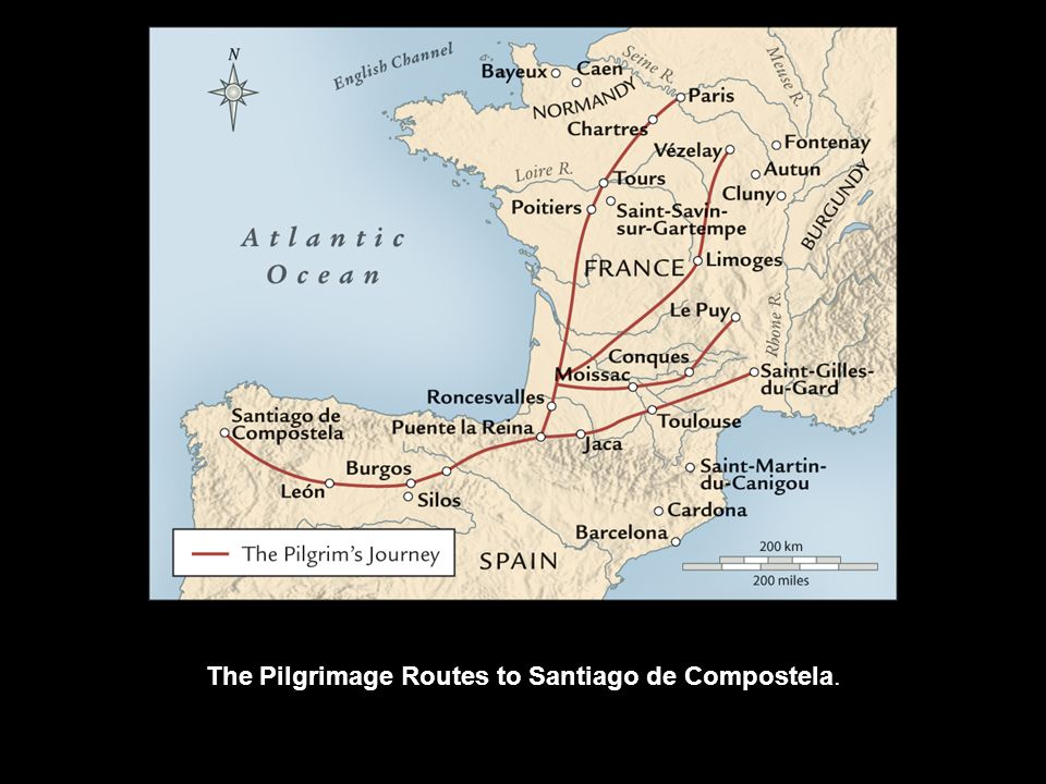 Europe In The Romanesque Period The Pilgrimage Routes To Santiago De Compostela Ppt Download