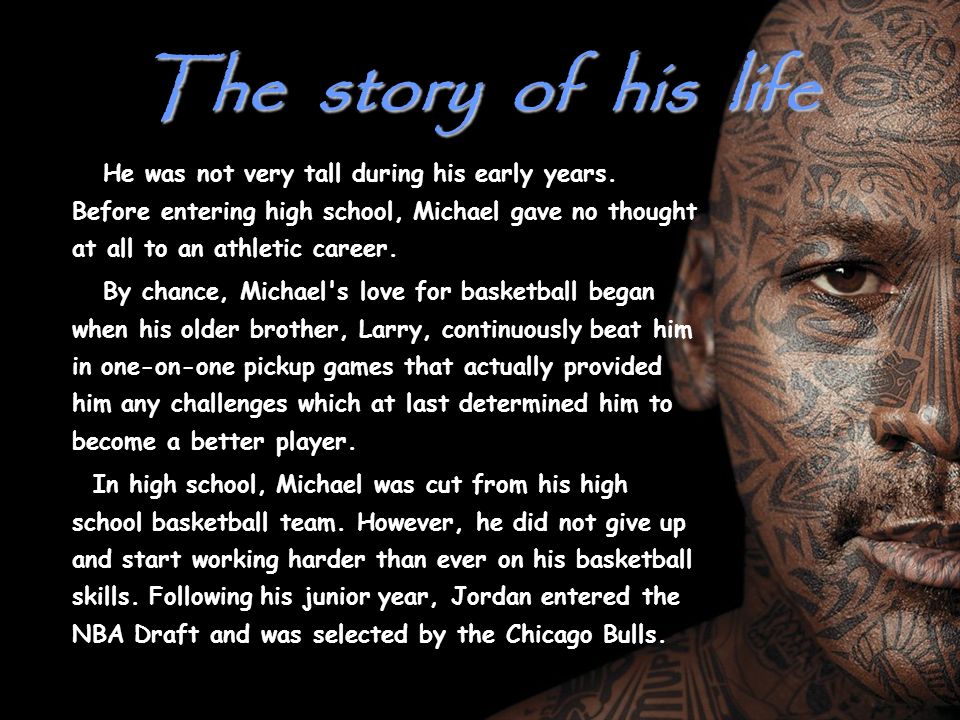 A Biography of Michael Jordan as a High School Basketball Player