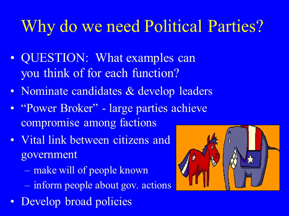 political parties definition