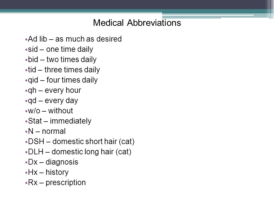 Twice Daily Medical Abbreviation Twice Twice Daily Medical Abbreviation Twice